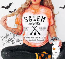 Load image into Gallery viewer, SALEM SISTERS BLEACHED TEE
