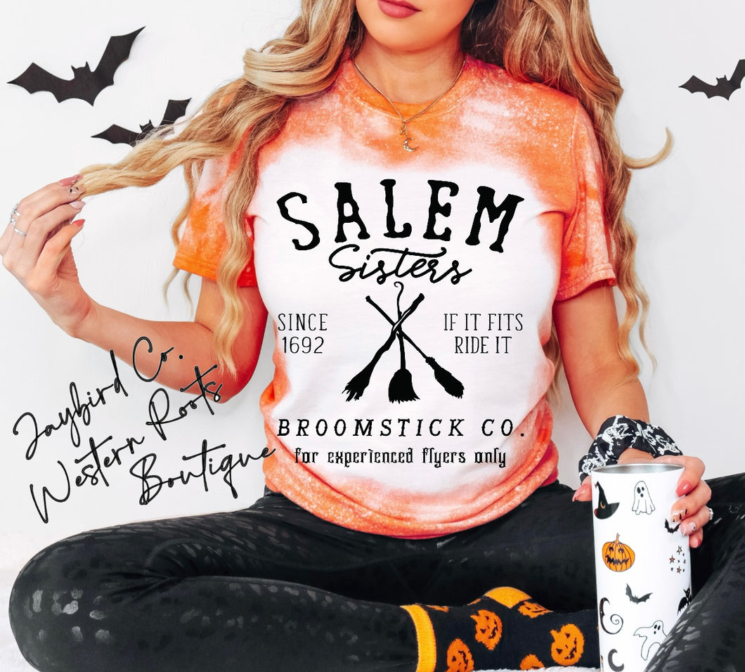 SALEM SISTERS BLEACHED TEE