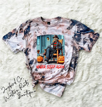Load image into Gallery viewer, NEVER SLEEP AGAIN BLEACHED TEE
