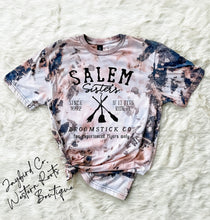 Load image into Gallery viewer, SALEM SISTERS BLEACHED TEE
