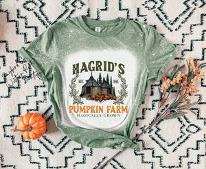 HAGRADS PUMPKIN FARM BLEACHED TEE