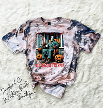 Load image into Gallery viewer, BITCHES BE TRIPPIN BLEACHED TEE
