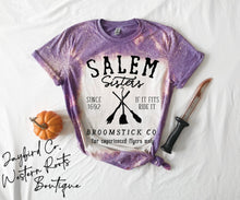 Load image into Gallery viewer, SALEM SISTERS BLEACHED TEE
