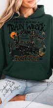 Load image into Gallery viewer, TRAIN WRECK SWEATSHIRT | ASH GRAY | SPORT GRAY | SAND | FOREST GREEN
