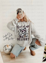 Load image into Gallery viewer, FIRST OF ALL IM A DELIGHT HOODIE/CREW SWEATSHIRT
