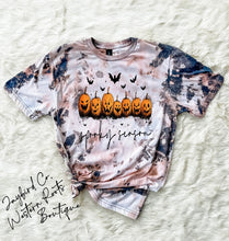 Load image into Gallery viewer, SPOOKY SEASON BLEACHED TEE
