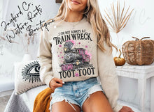 Load image into Gallery viewer, TRAIN WRECK HOODIE/CREW SWEATSHIRT
