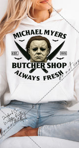 MICHAEL MYERS SWEATSHIRT | MINT GREEN | ORCHID | DARK HEATHER | WHITE