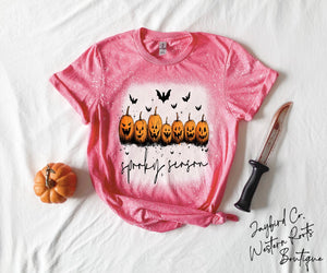 SPOOKY SEASON BLEACHED TEE