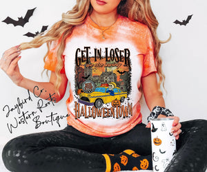 HALLOWEENTOWN BLEACHED TEE