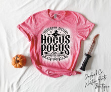 Load image into Gallery viewer, HOCUS POCUS BLEACHED TEE
