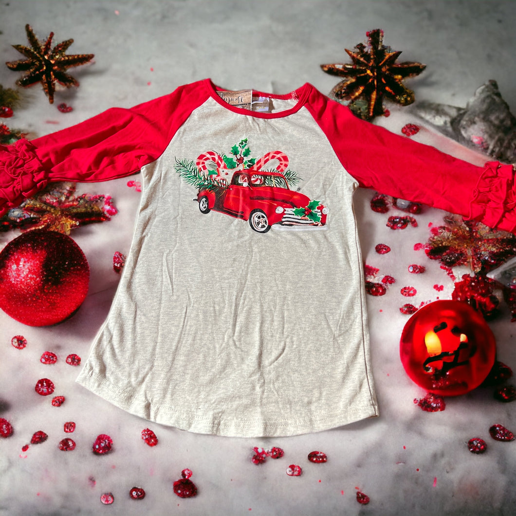 Christmas Truck Long Sleeve Shirt