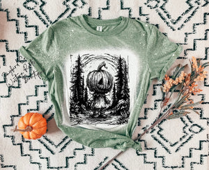 SCARY PUMPKIN BLEACHED TEE