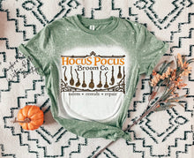 Load image into Gallery viewer, HOCUS POCUS BROOM CO. BLEACHED TEE
