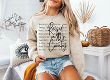 Load image into Gallery viewer, RAISED ON 90s COUNTRY HOODIE/CREW SWEATSHIRT
