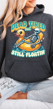 Load image into Gallery viewer, DEAD TIRED STILL FLOATIN SWEATSHIRT | MINT GREEN | ORCHID | DARK HEATHER | WHITE
