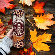 Load image into Gallery viewer, 20oz COWGIRL COFFEE TUMBLER

