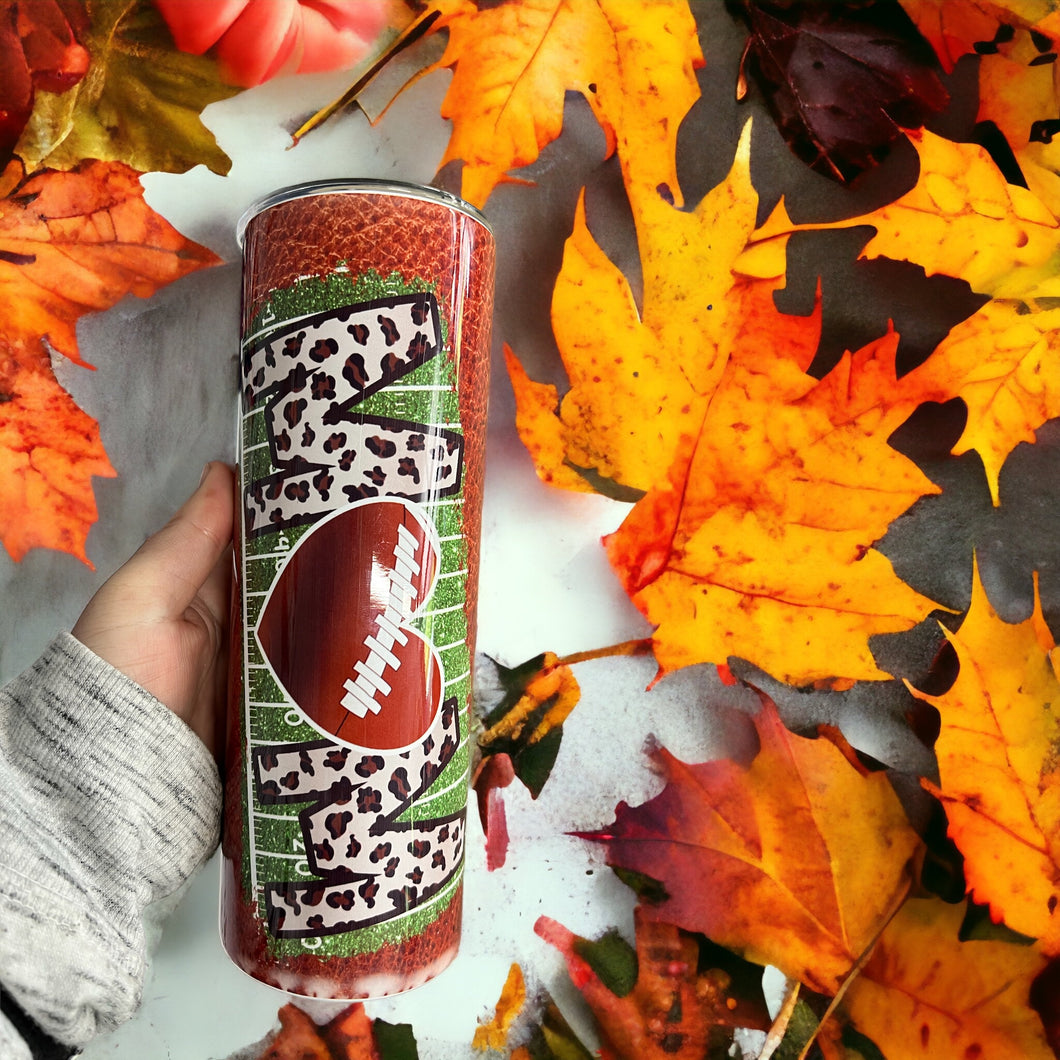 20oz Football Mom Tumbler