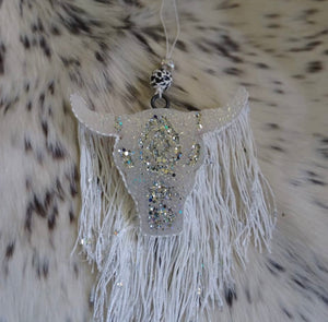 LONGHORN COWHEAD FRINGE FRESHIE