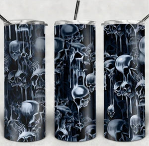 20oz SKULL TUMBLER