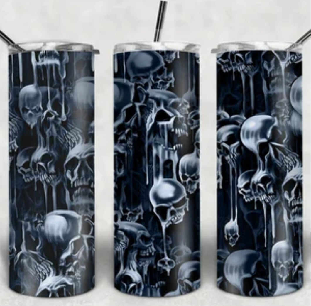 20oz SKULL TUMBLER