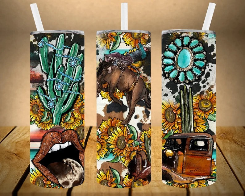 20oz Western Tumbler