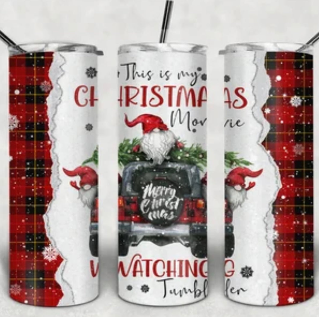 20oz CHRISTMAS MOVIE TUMBLER
