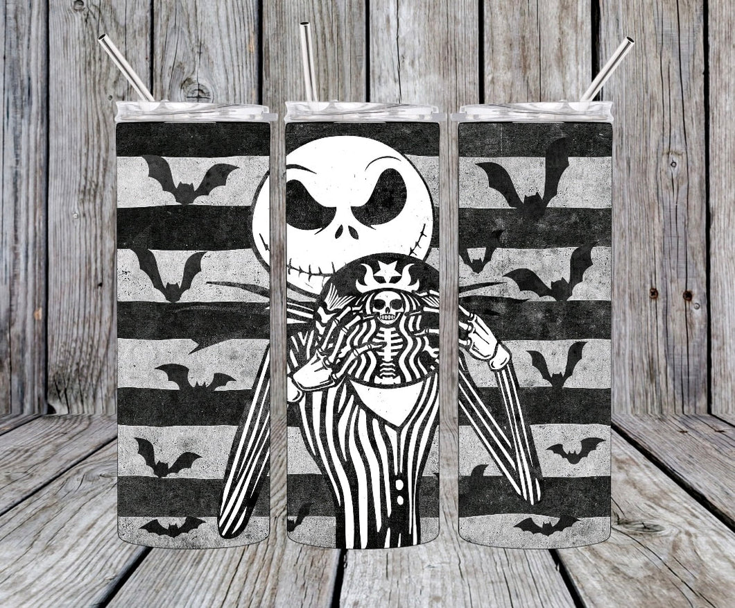 20oz Jack Skeleton Tumbler