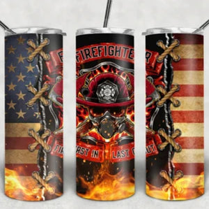 20 oz FIREFIGHTER TUMBLER
