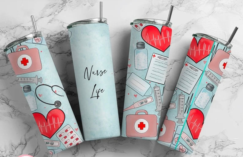 20OZ NURSE LIFE TUMBLER