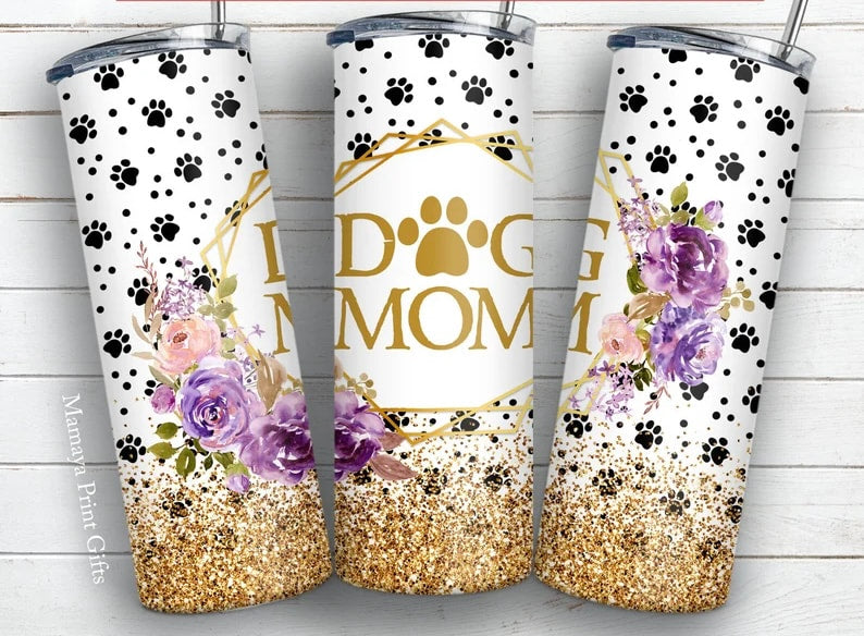 20oz DOG MOM TUMBLER