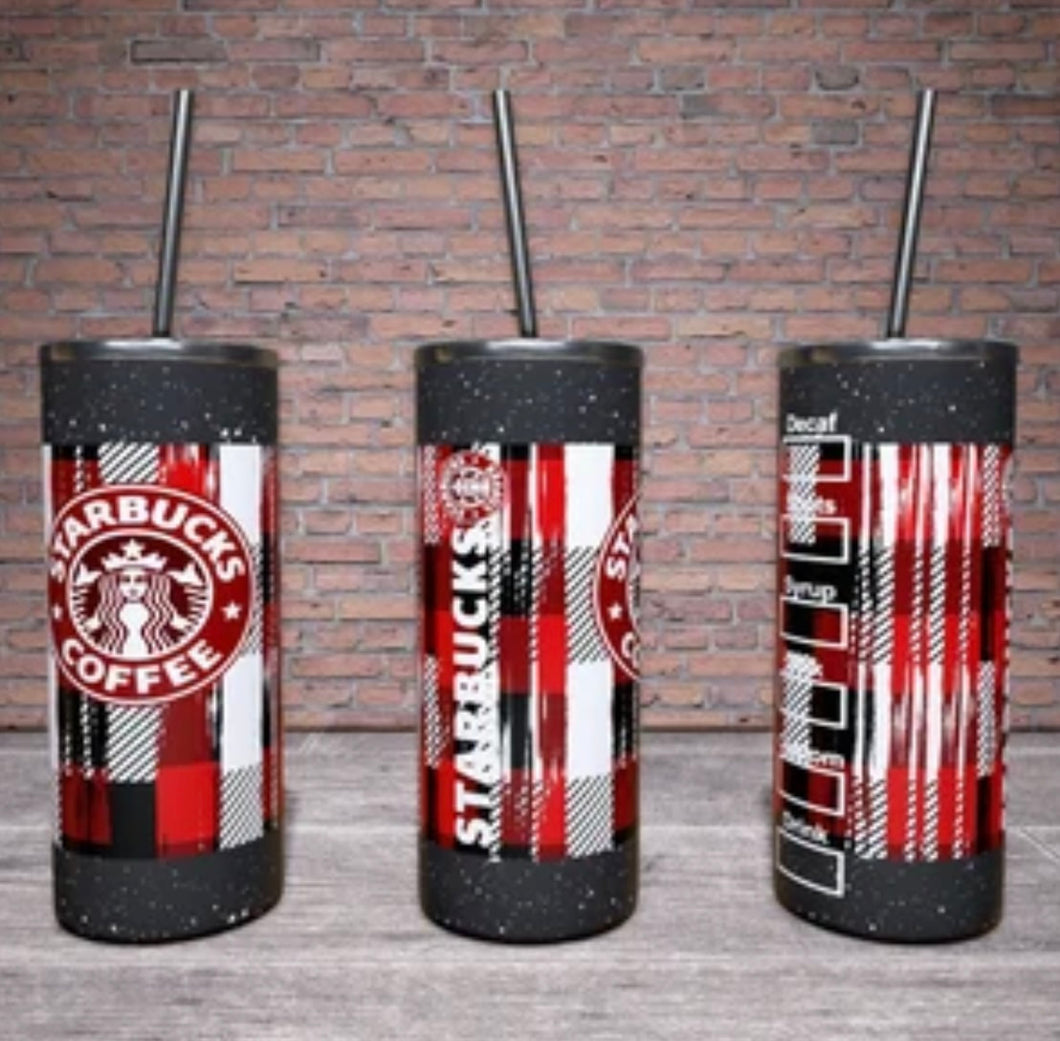 20oz STARBIES RED & WHITE TUMBLER