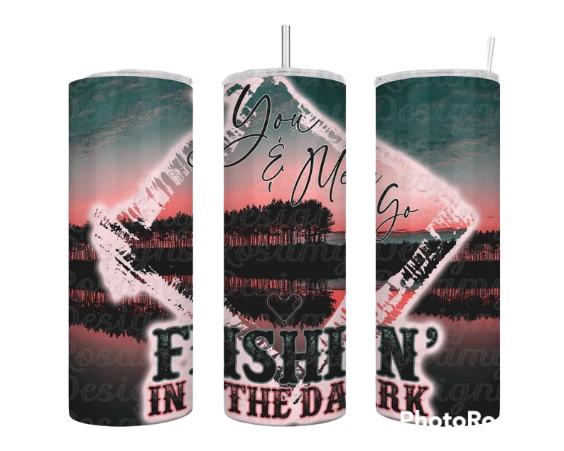 20oz Fishing In The Dark Tumbler