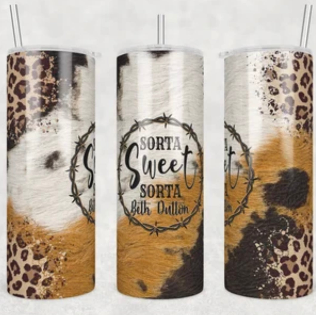 20oz SORT OF SWEET SORT OF BETH TUMBLER