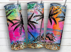 20oz PALM TREE TUMBLER