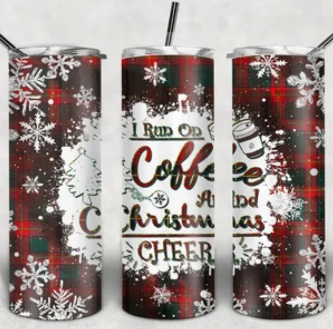 20oz COFFEE & CHRISTMAS CHEER TUMBLER