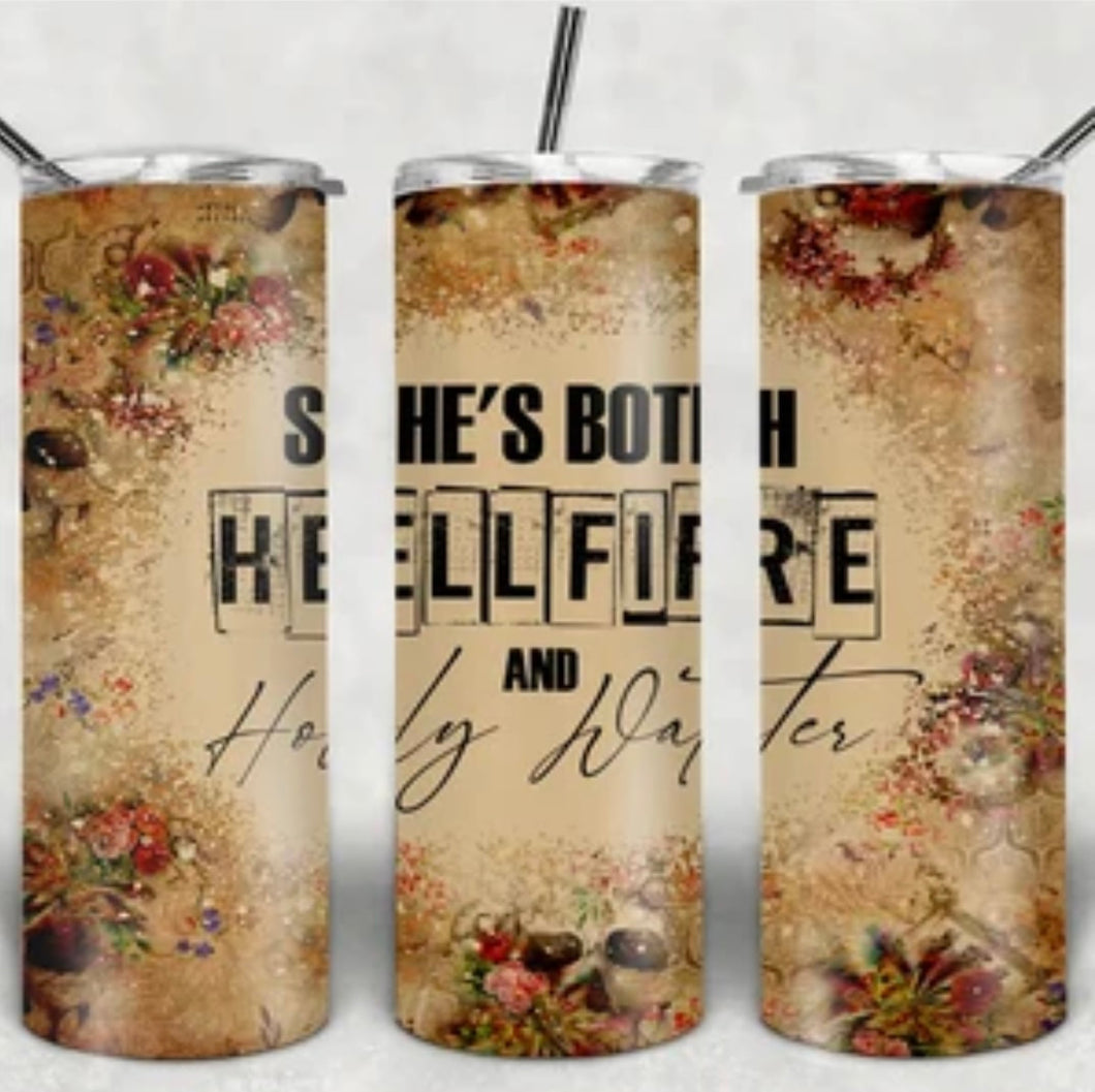 20oz HELL FIRE TUMBLER