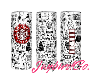 20oz Christmas Starbies Tumbler