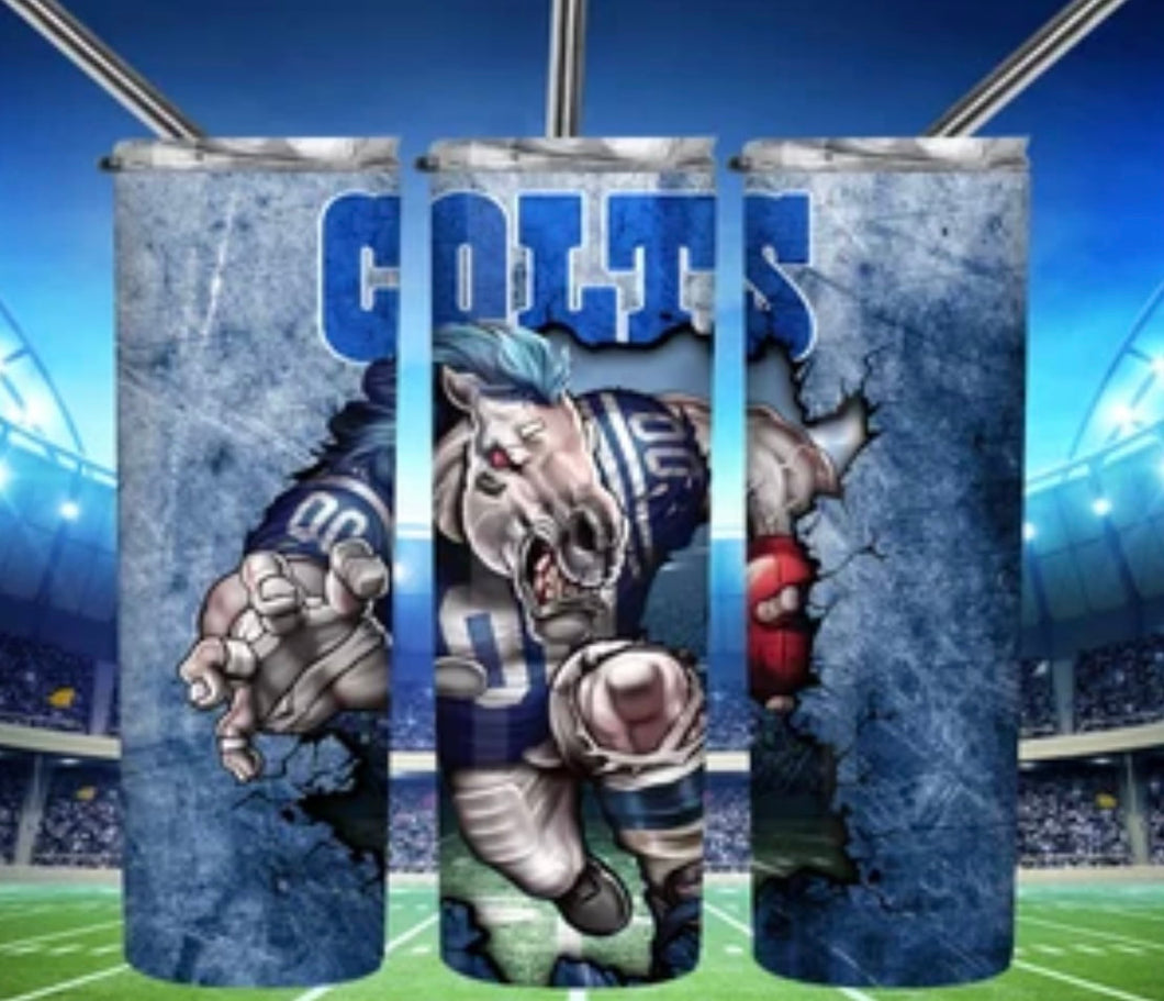 20oz Colts Tumbler